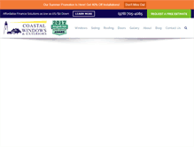 Tablet Screenshot of mycoastalwindows.com